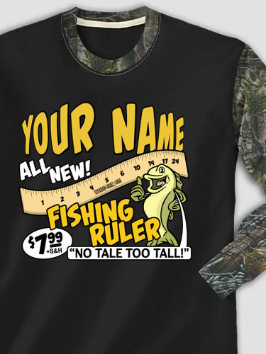 Fishing Ruler : Printed 2-Tone Camo Long Sleeves