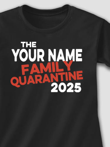 Family Quarantine : Adult Ladies Fitted T-Shirt