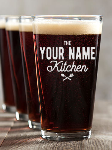 Farmhouse Kitchen : Pint Glasses - Color Printed
