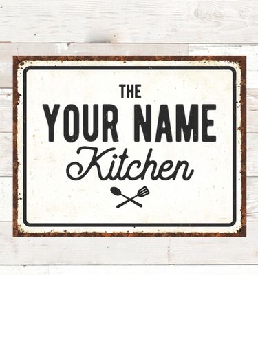 Farmhouse Kitchen : Tin Signs