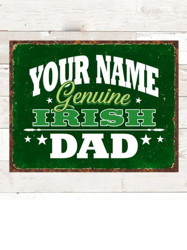 Irish Dad : Tin Signs