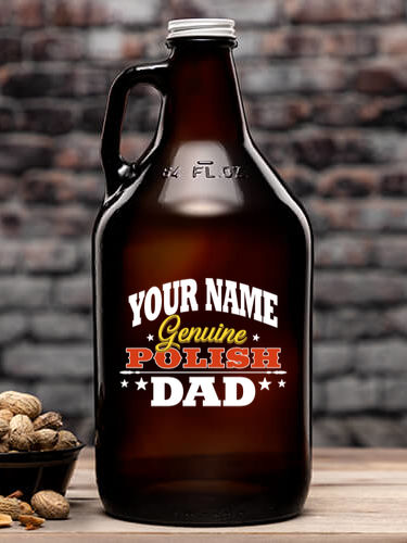Polish Dad : Beer Growlers - Color Printed