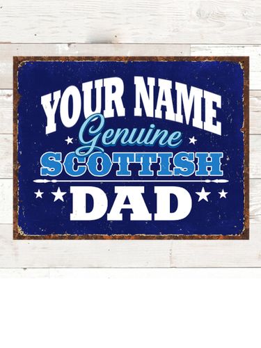 Scottish Dad : Tin Signs