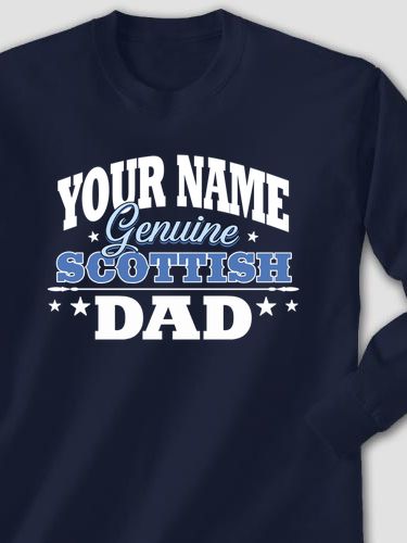 Scottish Dad : Printed Long Sleeves