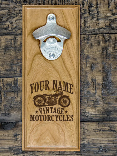 Vintage Motorcycles : Bottle Openers - Engraved