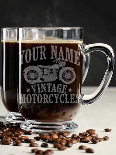 Vintage Motorcycles : Coffee Mugs - Engraved