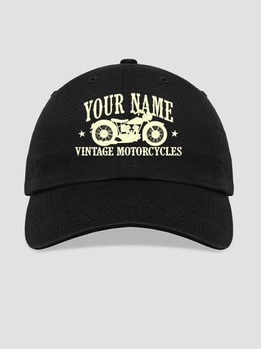 Vintage Motorcycles : Embroidered Baseball Hats