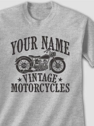 Vintage Motorcycles : Printed T-Shirts