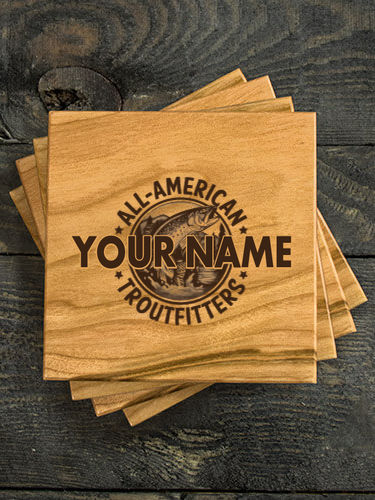Troutfitters : Coasters - Engraved