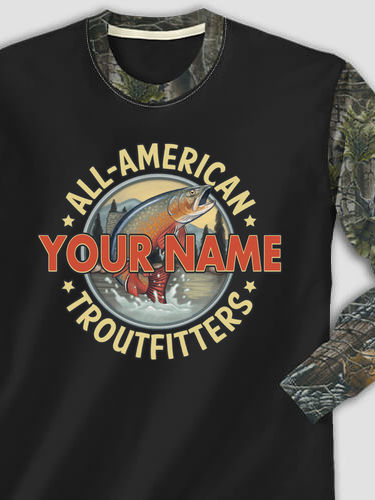Troutfitters : Printed 2-Tone Camo Long Sleeves