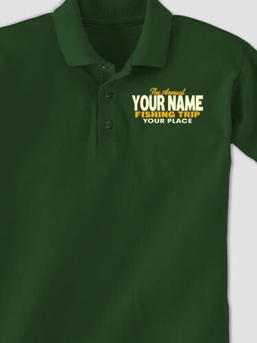 Fishing Trip : Embroidered Polo Shirts
