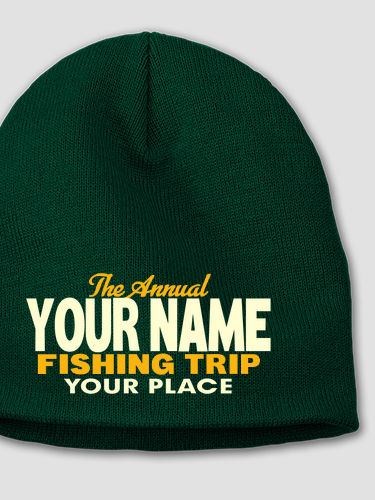 Fishing Trip : Embroidered Beanies