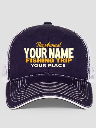 Fishing Trip : Embroidered Trucker Hats