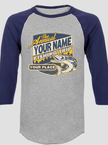 Fishing Trip : Printed Raglan Shirts