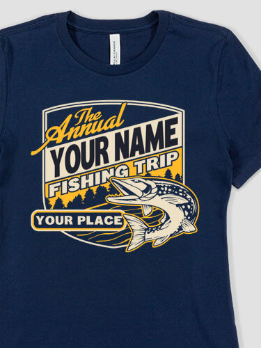 Fishing Trip : Premium Ladies T-Shirts