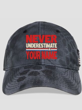 Never Underestimate : Embroidered Kryptek Tactical Camo Hats