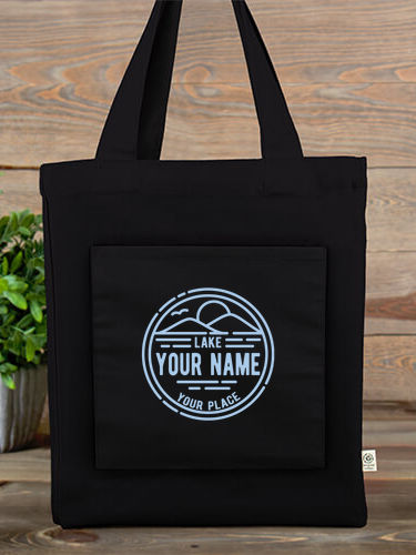 Vintage Lake : Canvas Totes