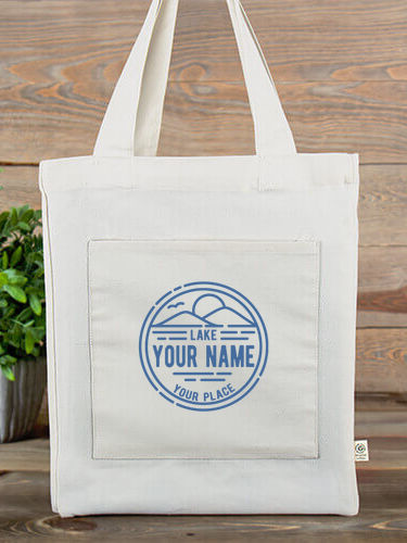 Vintage Lake : Canvas Totes