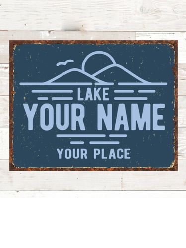 Vintage Lake : Tin Signs