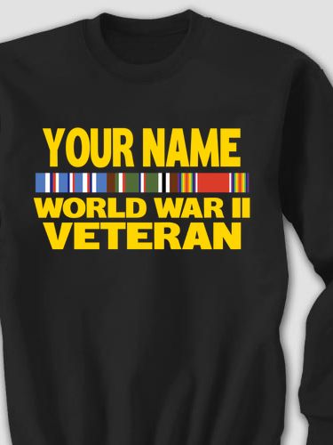 WW2 European Veteran : Printed Sweatshirts