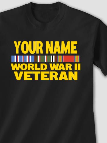 WW2 European Veteran : Printed T-Shirts