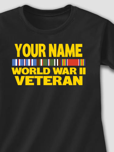 WW2 European Veteran : Printed T-Shirts