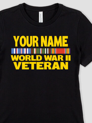 WW2 European Veteran : Premium Ladies T-Shirts