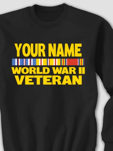 WW2 Pacific Veteran : Printed Sweatshirts