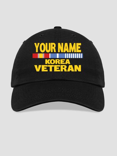 Korea Veteran : Embroidered Baseball Hats