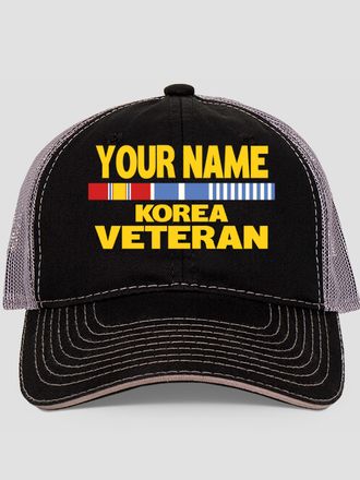 Korea Veteran : Embroidered Trucker Hats