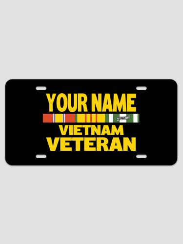 Vietnam Veteran : License Plates
