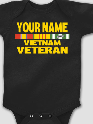 Vietnam Veteran : Printed Baby Bodysuits