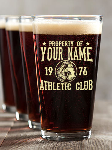 Athletic Club : Pint Glasses - Color Printed