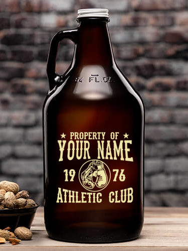Athletic Club : Beer Growlers - Color Printed