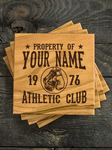 Athletic Club : Coasters - Engraved