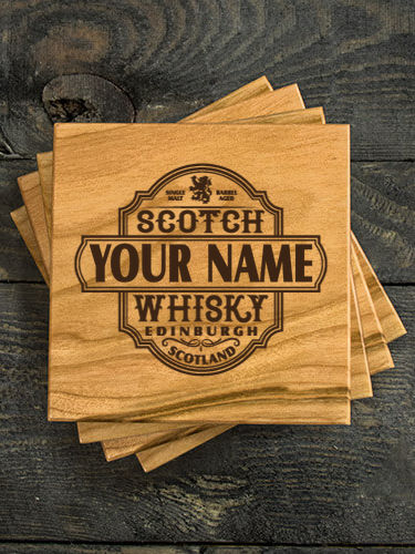 Scotch Whisky : Coasters - Engraved