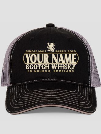 Scotch Whisky : Embroidered Trucker Hats