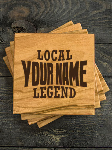 Local Legend : Coasters - Engraved