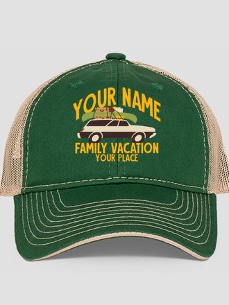Retro Family Vacation : Embroidered Trucker Hats