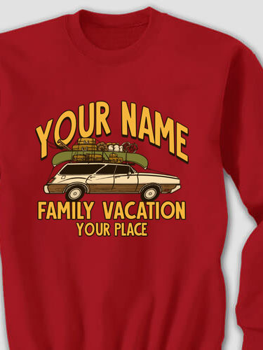 Retro Family Vacation : Printed Sweatshirts