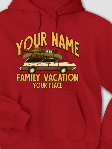 Retro Family Vacation : Printed Hoodies