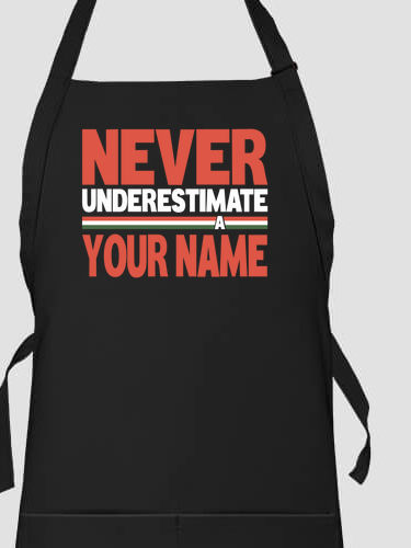 Never Underestimate Italian : Printed Aprons