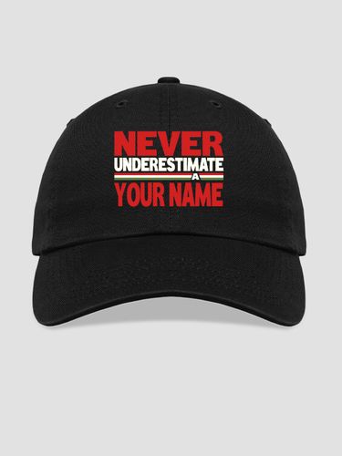 Never Underestimate Italian : Embroidered Baseball Hats