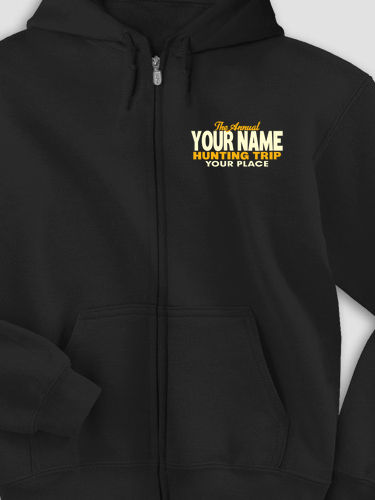 Hunting Trip : Embroidered Zip Hoodies