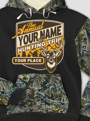Hunting Trip : Printed 2-Tone Camo Hoodies