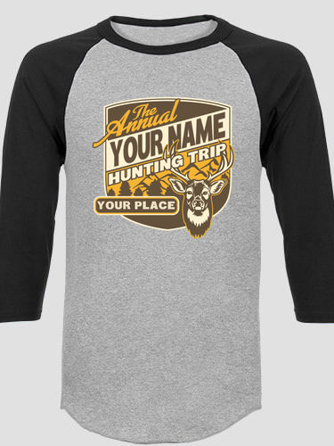 Hunting Trip : Printed Raglan Shirts