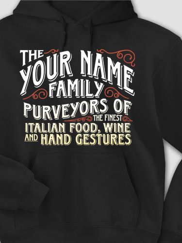 Italian Hand Gestures : Printed Hoodies