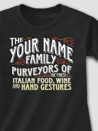 Italian Hand Gestures : Printed T-Shirts