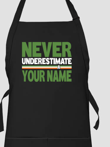 Never Underestimate Irish : Printed Aprons