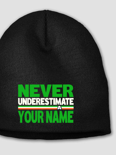 Never Underestimate Irish : Embroidered Beanies